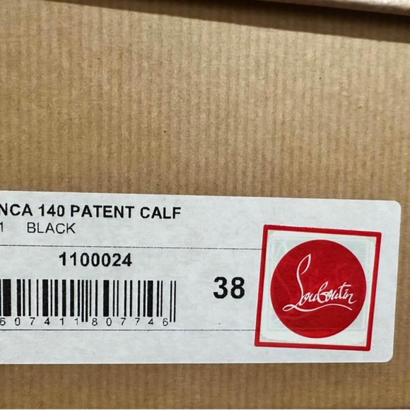 Christian Louboutin Bianca 140 Patent Calf Shoes size 38 - Picture 8 of 10
